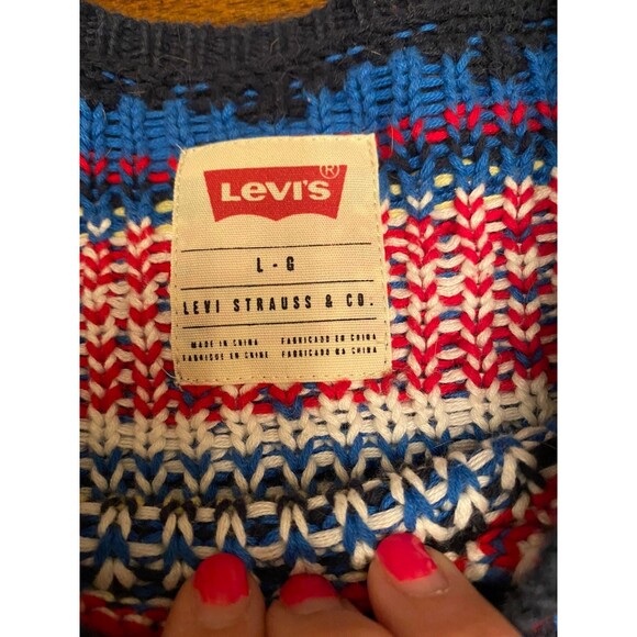 Vintage LEVI men XL pullover sweater - Picture 2 of 3